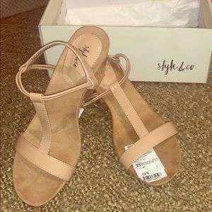 Brand new  Mulan Wedge Sandals